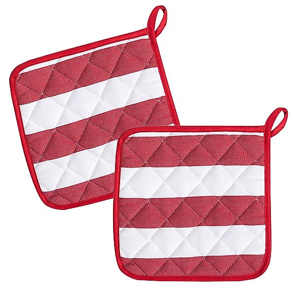 Kracht Topflappen Blockstreifen, (Set, 2-tlg., Set), günstig online kaufen