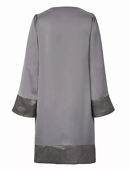 Kleid mit Paillettenbesatz SIENNA Grau günstig online kaufen
