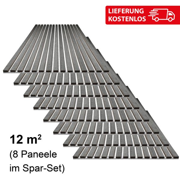 acous 3D Wandpaneel Akustikpaneel Spar-Set Professional günstig online kaufen