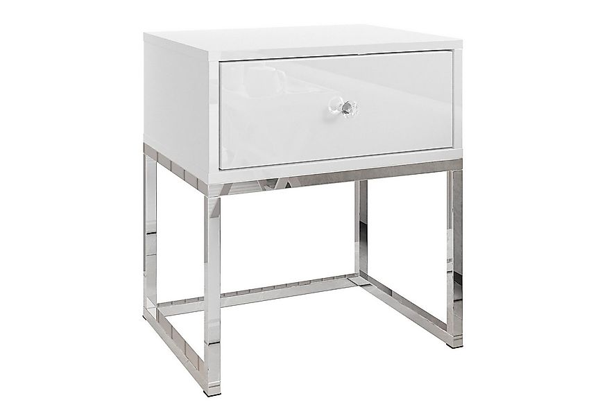 Lookway Nachttisch BLANCO GLAMOUR auf einem Gestell, Breite 45 cm günstig online kaufen