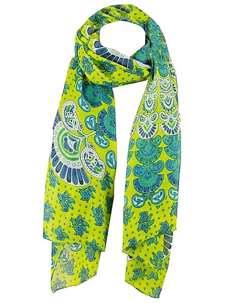 Sunsa Halstuch Damen Schal Tuch Baumwolle Halstuch Sommer Scarf mit Blumen, günstig online kaufen