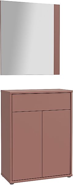 FORTE Garderoben-Set "Alice-Springs", (2 St.), Kompaktgarderobe, Terracotta günstig online kaufen