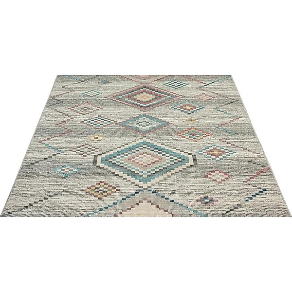 Floornovo Indoor & Outdoor Teppich Beige Gemustert 290 x 200 cm günstig online kaufen