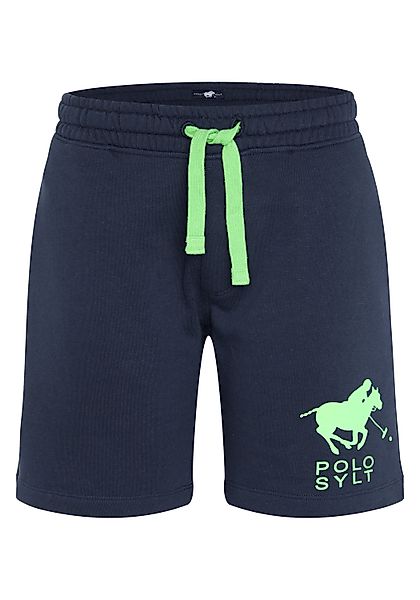 Polo Sylt Sweatshorts im Label-Stil günstig online kaufen