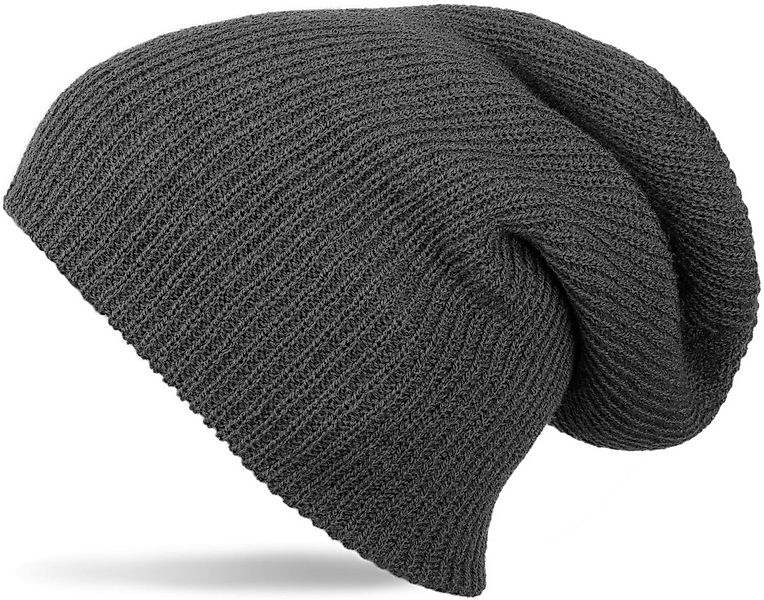 styleBREAKER Strickmütze Feinstrick Beanie doppelt gestrickt (1-St) günstig online kaufen