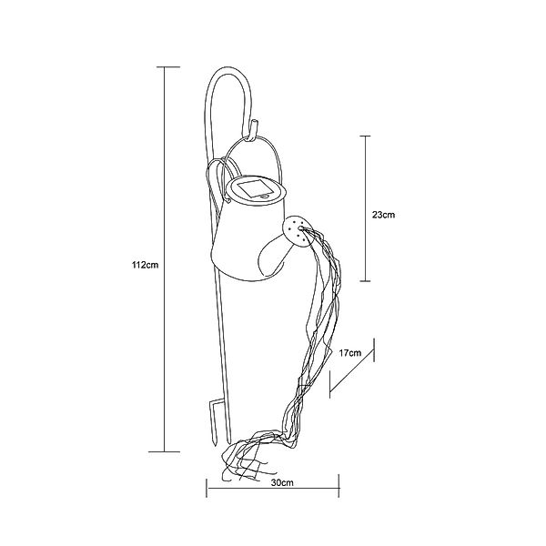 GLOBO LIGHTING LED Solarleuchte »SOLARLEUCHTE METALL SILBERGRAU, 80XLED« LE günstig online kaufen