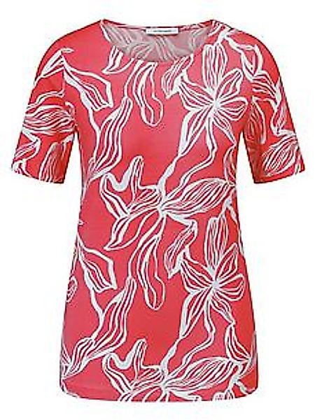 Rundhals-Shirt Peter Hahn rot günstig online kaufen