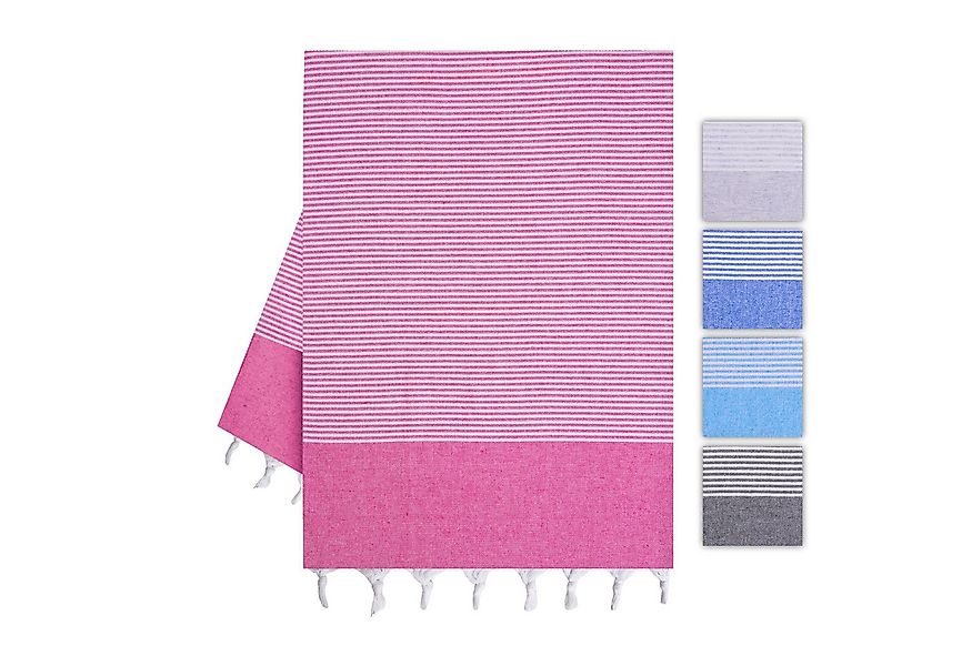 herémood Hamamtuch Luxuriöses Saunatuch, großes Strandtuch, 90x170 cm, vorg günstig online kaufen