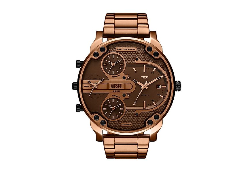 Diesel Quarzuhr MR. DADDY SLIM DZ7493, Armbanduhr, Herrenuhr, Edelstahlarmb günstig online kaufen