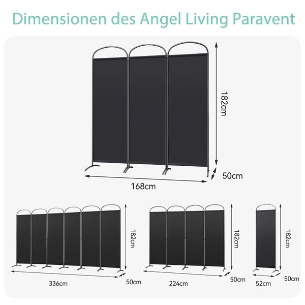 Angel Living Paravent Bogen Klappbar Raumteiler günstig online kaufen