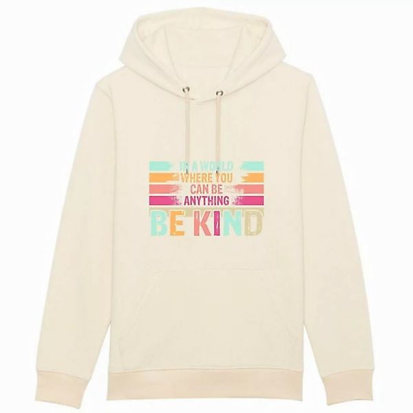 ANNIS Fashion & Accessoires Hoodie "BE KIND" (1-tlg) hoher Bio-Baumwollante günstig online kaufen