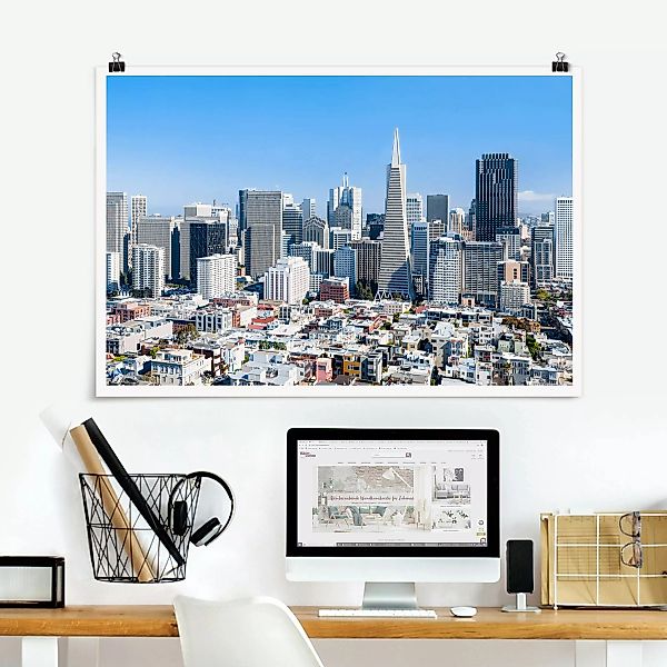 Poster San Francisco Skyline günstig online kaufen