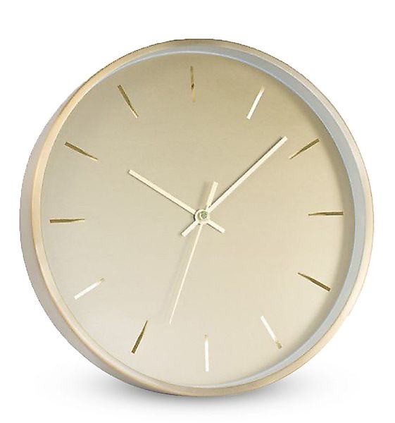 Miraval Wanduhr Analoge Wanduhr: Klassisches Design in Gold günstig online kaufen