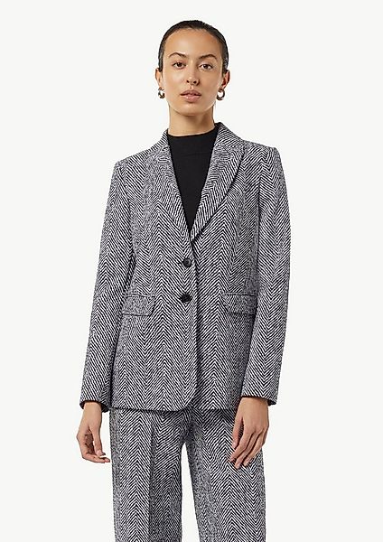 comma Jackenblazer Indoor-Blazer Antaillierter Blazer aus Jacquard günstig online kaufen