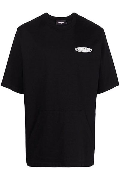 Dsquared2 Print-Shirt Dsquared2 Logo Print T-Shirt Schwarz günstig online kaufen