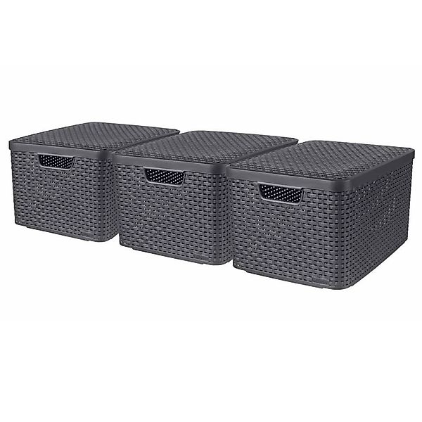 Curver Aufbewahrungsbox Aufbewahrungsboxen mit Deckel Style günstig online kaufen