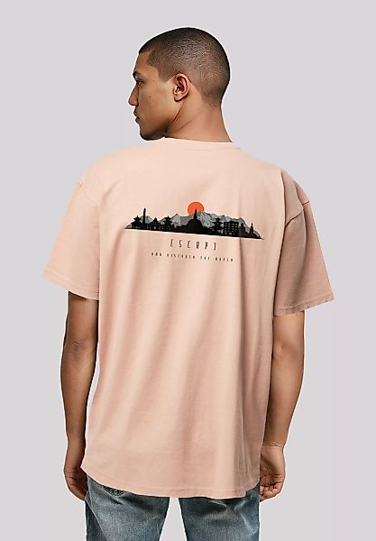 F4NT4STIC T-Shirt "Oversize Escape Discover the World Asian Town", Premium günstig online kaufen