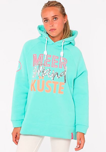Zwillingsherz Hoodie Meer Strand Küste mit günstig online kaufen