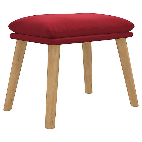 vidaXL Polsterhocker Fußhocker Weinrot 45x29,5x35 cm günstig online kaufen