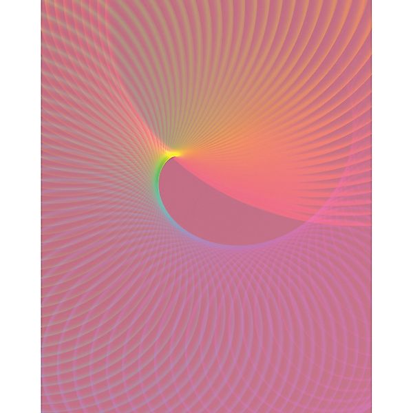 Komar Vliestapete Gentle Waves 250 cm x 250 cm Rosa günstig online kaufen