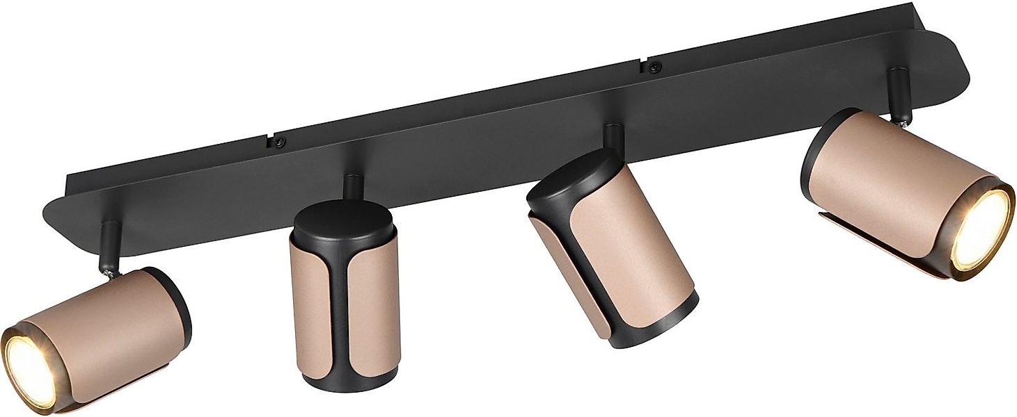 TRIO Leuchten Deckenstrahler GILLAN, Spot 4-flammig, exkl 4x GU10 max 10W, günstig online kaufen