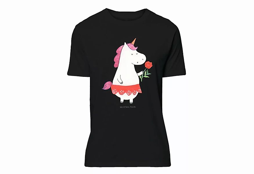 Mr. & Mrs. Panda T-Shirt Einhorn Dame - Schwarz - Geschenk, Bachelorette, G günstig online kaufen