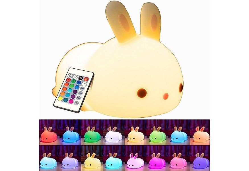Xruiy LED Nachtlicht Tier Nachtlicht, Nachtlicht süße Tiere Silikon, 16 Far günstig online kaufen