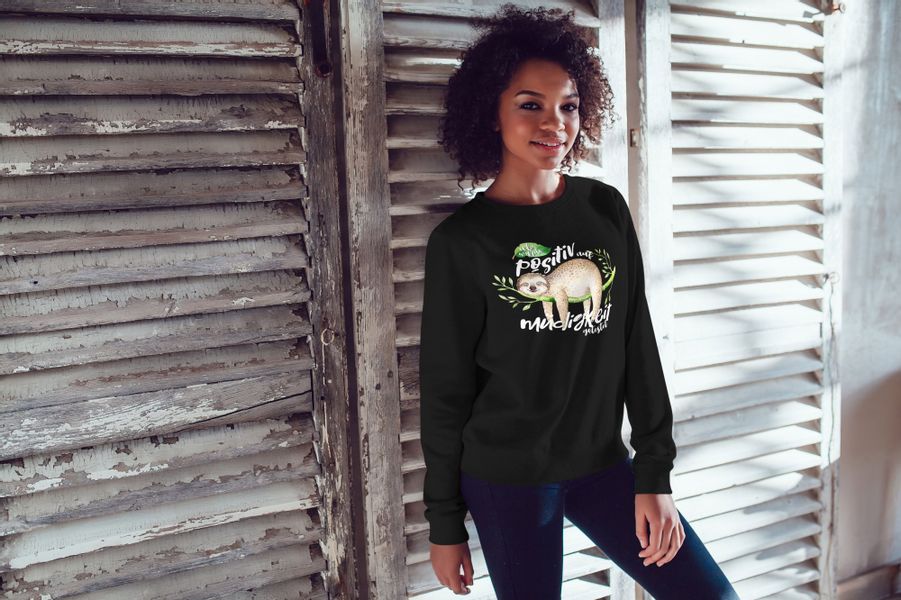 MoonWorks Sweatshirt Sweatshirt Damen Faultier Ich günstig online kaufen