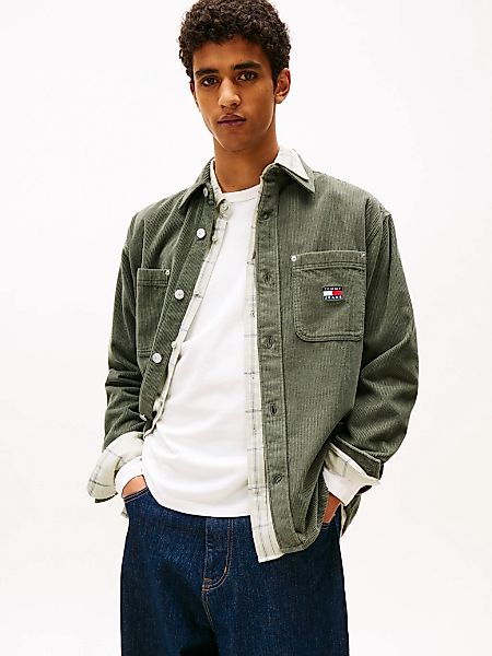 Tommy Jeans Langarmhemd "WASHED CORD SHIRT", Cordhemd Overshirt Relaxed fit günstig online kaufen