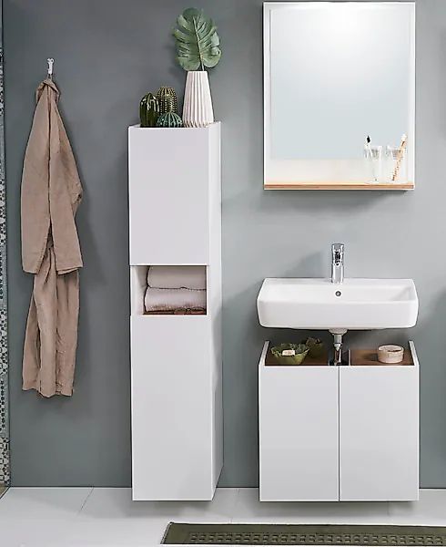 Saphir Badmöbel-Set »Quickset 947 3-teilig, Waschbeckenunterschrank mit Spi günstig online kaufen