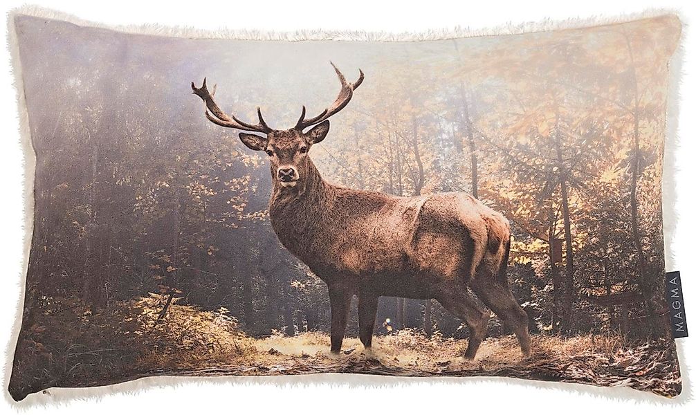 Magma Heimtex Kissenhülle Hirsch ca. 30x50cm günstig online kaufen