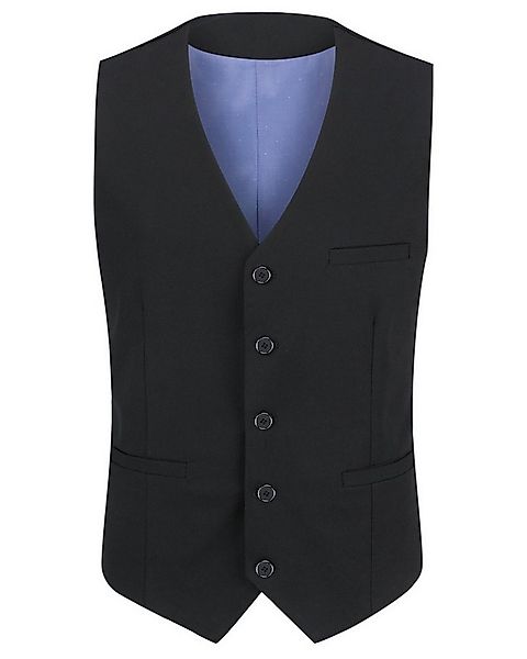 Allthemen Anzugweste Slim Fit Hochzeitsweste mit kontrastfarbenem Futter günstig online kaufen