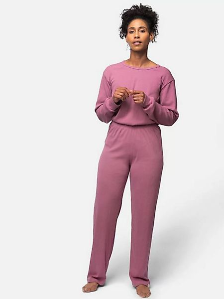 greenjama Pyjamahose aus Derby Rib, Bio Baumwolle, GOTS-zertifiziert günstig online kaufen