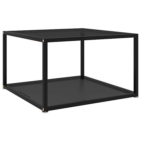 vidaXL Couchtisch Schwarz 60x60x35 cm Hartglas 322888 günstig online kaufen