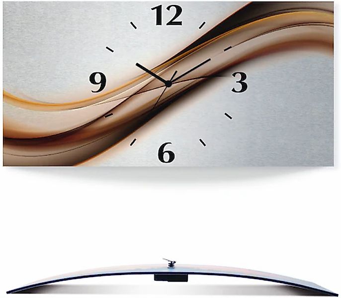 Artland Wanduhr »Welle« wahlweise mit Quarz- oder Funkuhrwerk, lautlos ohne günstig online kaufen