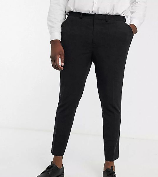 ASOS DESIGN – Plus – Schwarze, elegante Super Skinny Hose günstig online kaufen