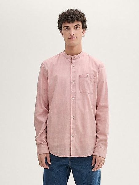 TOM TAILOR Denim Langarmhemd Strukturiertes Hemd günstig online kaufen