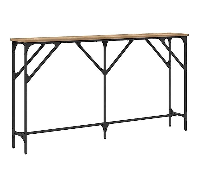 vidaXL Beistelltisch Konsolentisch Artisan-Eiche 140 x 23 x 75 cm (1-St) günstig online kaufen