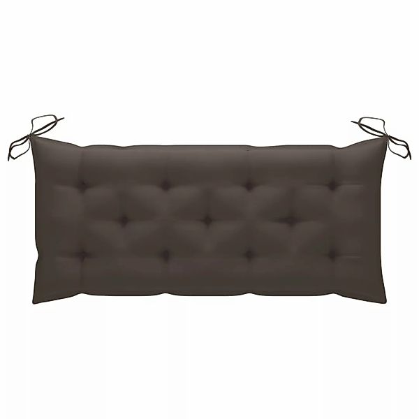 Gartenbank-auflage Taupe 120x50x7 Cm Stoff günstig online kaufen