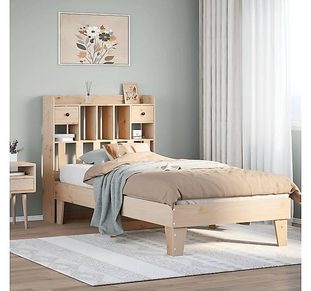 vidaXL Bett, Massivholzbett ohne Matratze 90x190 cm Kiefer günstig online kaufen