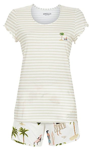 Ringella Shorty Damen Pyjama Schlafanzug kurz (2 tlg) Modisches Design günstig online kaufen
