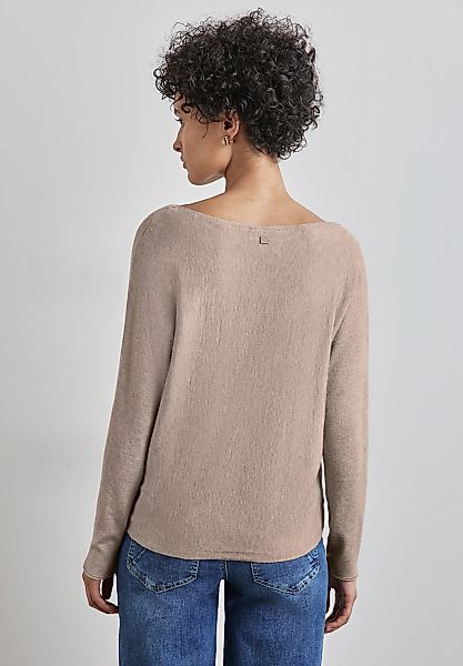 STREET ONE Strickpullover mit U-Boot-Ausschnitt günstig online kaufen