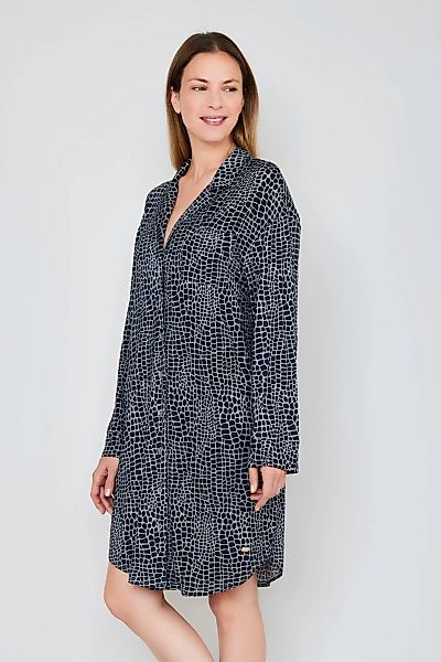 JOOP Nachthemd "Luxe Modal Printed" Brusttasche Langarm, Knöpfe, bequem, kn günstig online kaufen