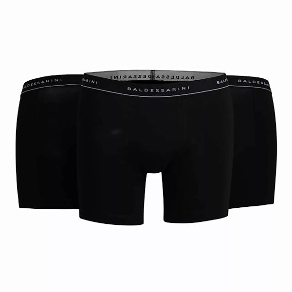 BALDESSARINI Herren Boxer-Shorts 3er Pack - Pants, Stretch Cotton Schwarz M günstig online kaufen