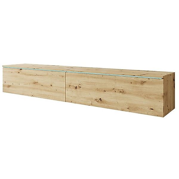 Selsey TV-Schrank KANE hängend, 2-türig, Holzoptik Artisan Eiche, 180 cm günstig online kaufen