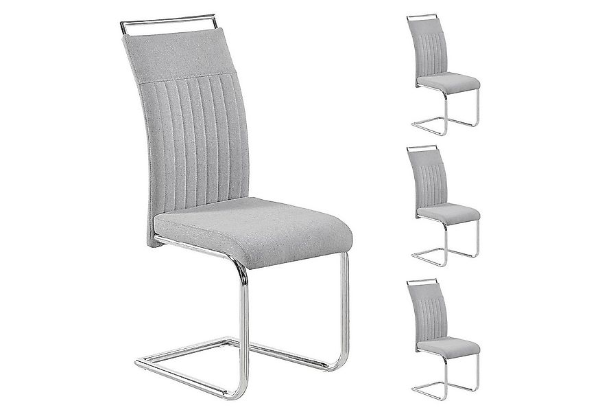 CARO-Möbel Esszimmerstuhl ERICA (4 St), Esszimmerstuhl 4er Set Küchenstuhl günstig online kaufen