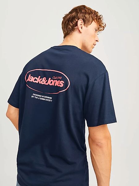 Jack & Jones Rundhalsshirt "JJEBRADLEY GRAPHIC TEE SS O-NECK NOOS", mit Fro günstig online kaufen