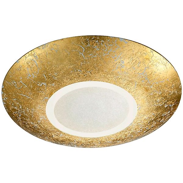 TRIO Leuchten LED Deckenleuchte, LED fest integriert, Warmweiß, Goldene Lam günstig online kaufen