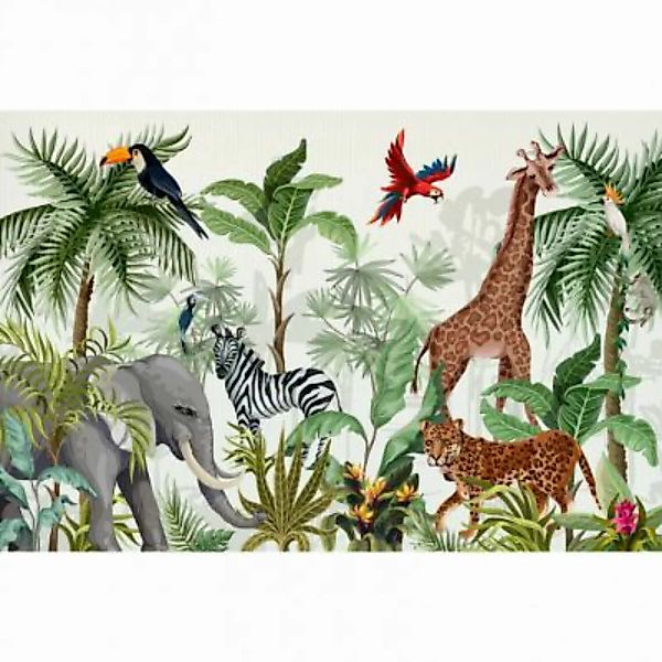 nikima Fototapete Dschungel Vliestapete Kinderzimmer Tapete inkl. Kleister günstig online kaufen