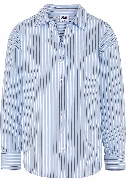 URBAN CLASSICS Klassische Bluse "Urban Classics Ladies Oversized Striped Bl günstig online kaufen
